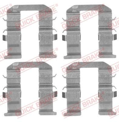 Set accesorii, placute frana QUICK BRAKE 109-1758
