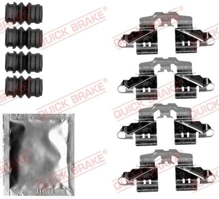 Set accesorii, placute frana QUICK BRAKE 109-1808
