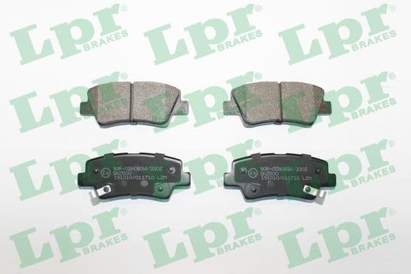 set placute frana,frana disc LPR 05P1710