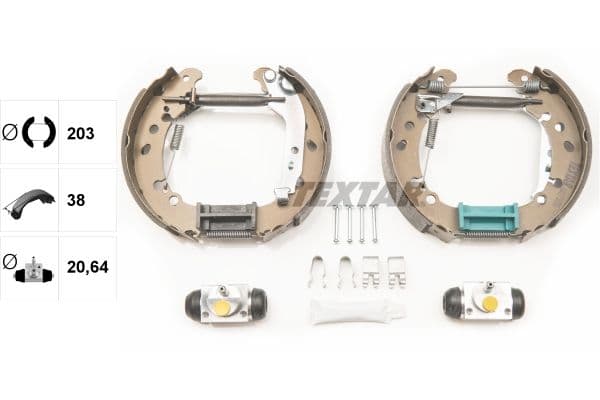 Set saboti frana TEXTAR 84075000