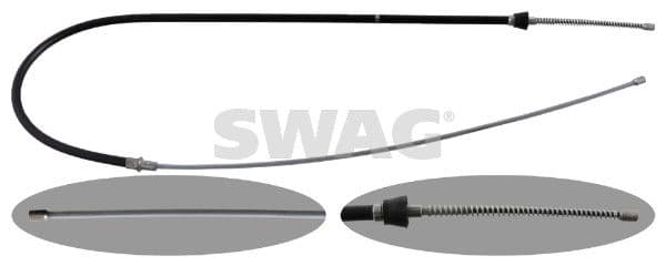Cablu, frana de parcare SWAG 30 94 8302