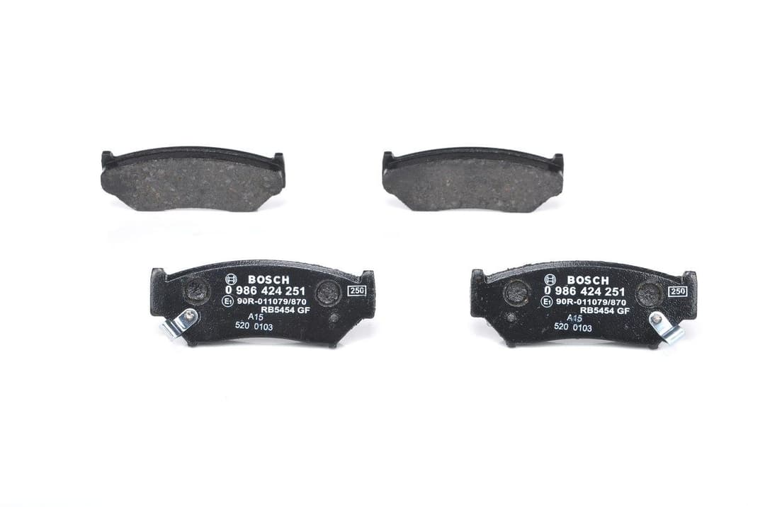 set placute frana,frana disc BOSCH 0 986 424 251