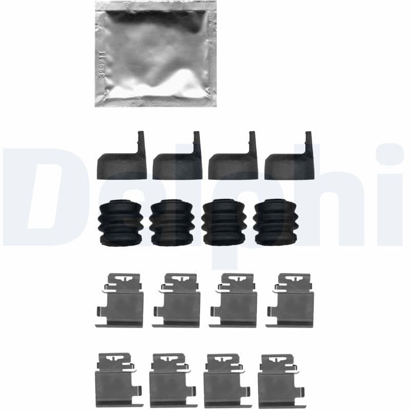 Set accesorii, placute frana DELPHI LX0687