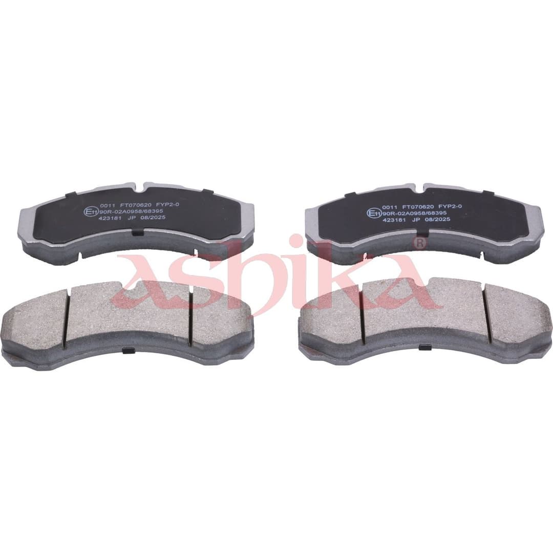 set placute frana,frana disc ASHIKA 50-00-0011