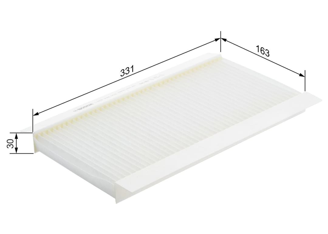 Filtru, aer habitaclu BOSCH 1 987 432 076