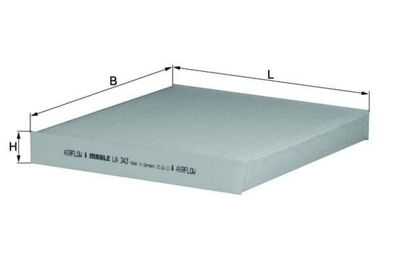 Filtru, aer habitaclu MAHLE LA 343