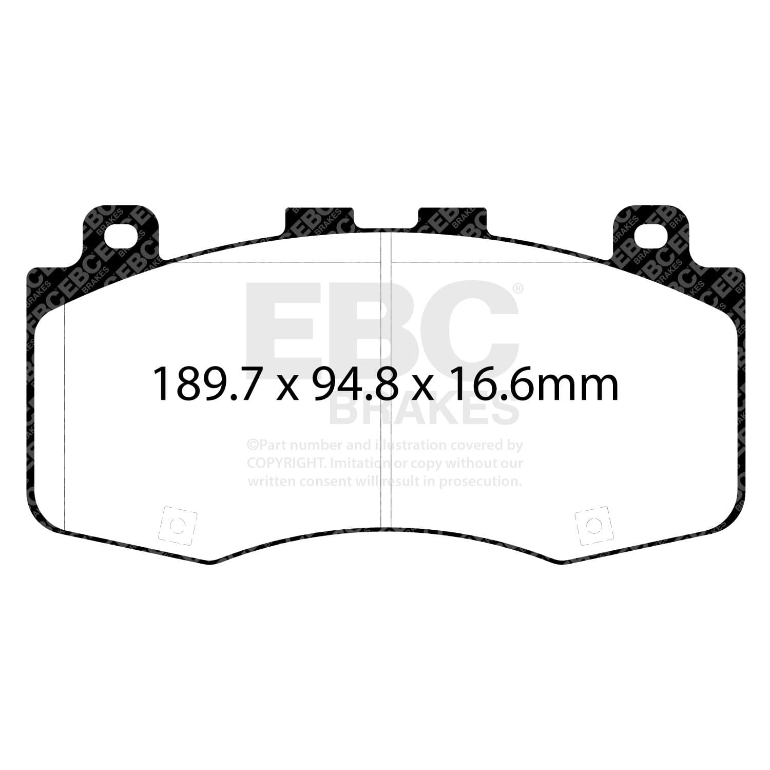 set placute frana,frana disc EBC Brakes DP42400R