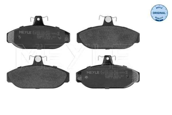 set placute frana,frana disc MEYLE -ORIGINAL: True to OE. 025 212 6617