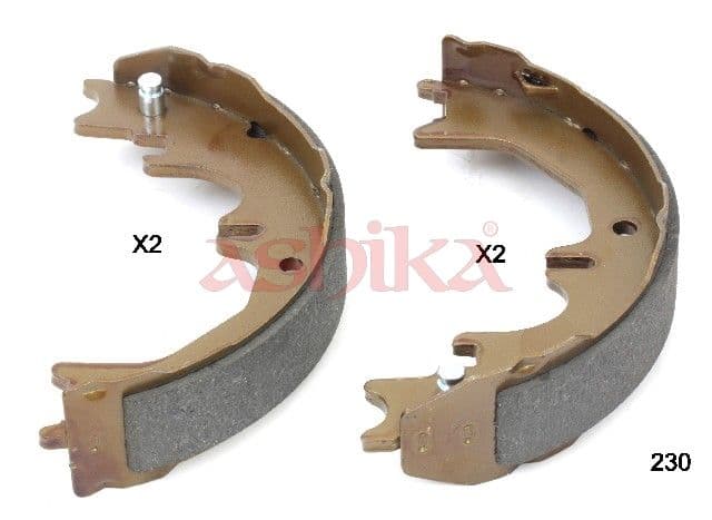 Set saboti frana ASHIKA 55-02-230