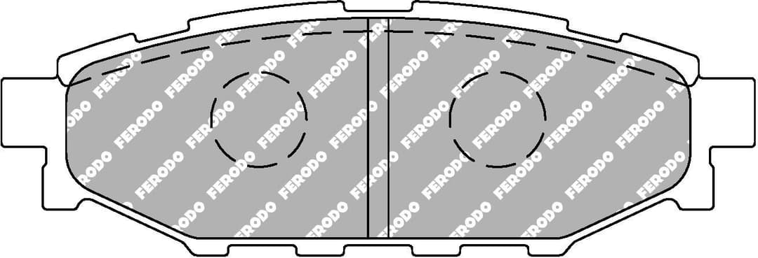 set placute frana,frana disc FERODO FCP1947H