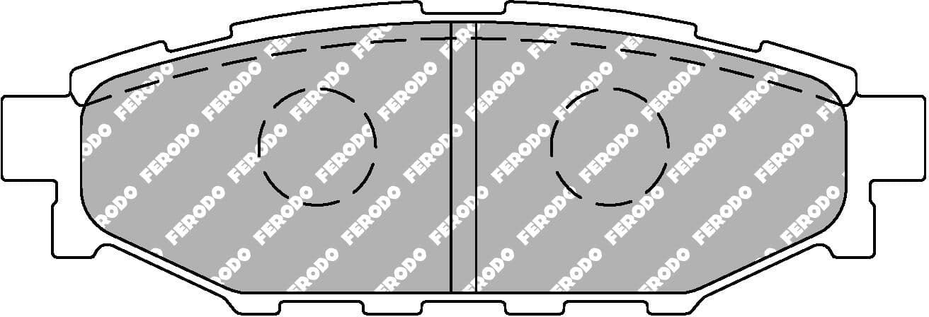 set placute frana,frana disc FERODO FCP1947H