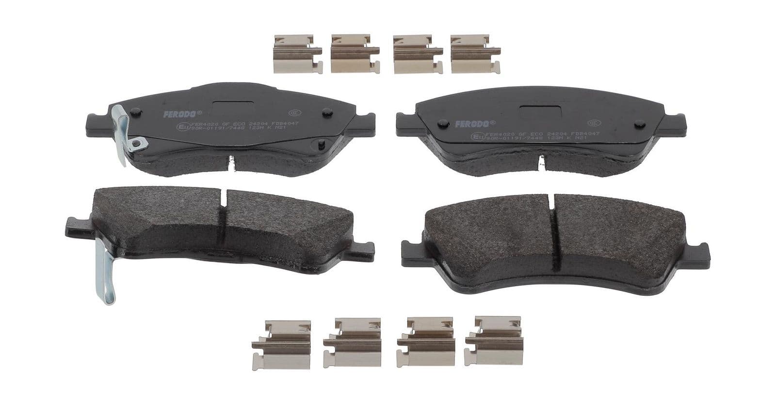 set placute frana,frana disc FERODO PREMIER ECO FRICTION FDB4047