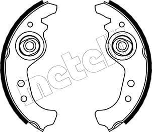 Set saboti frana METELLI 53-0063