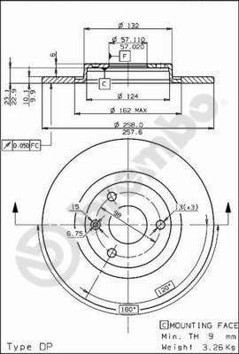 Disc frana BREMBO PRIME LINE 08.5265.10