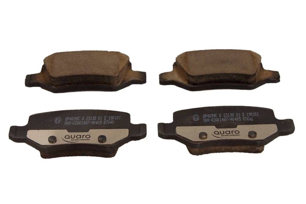 set placute frana,frana disc QUARO SILVER CERAMIC QP4099C