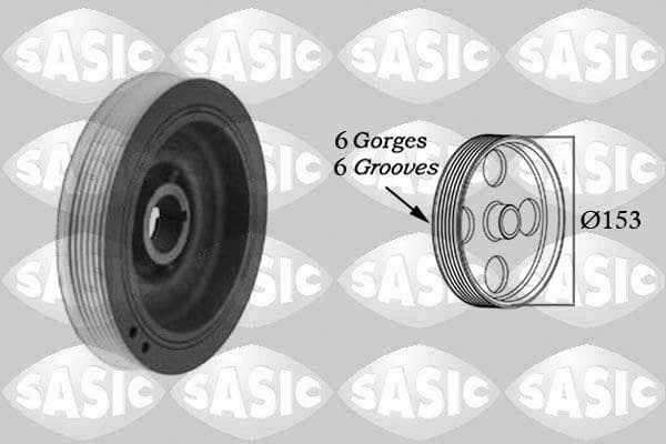 Fulie curea, arbore cotit SASIC 2150002