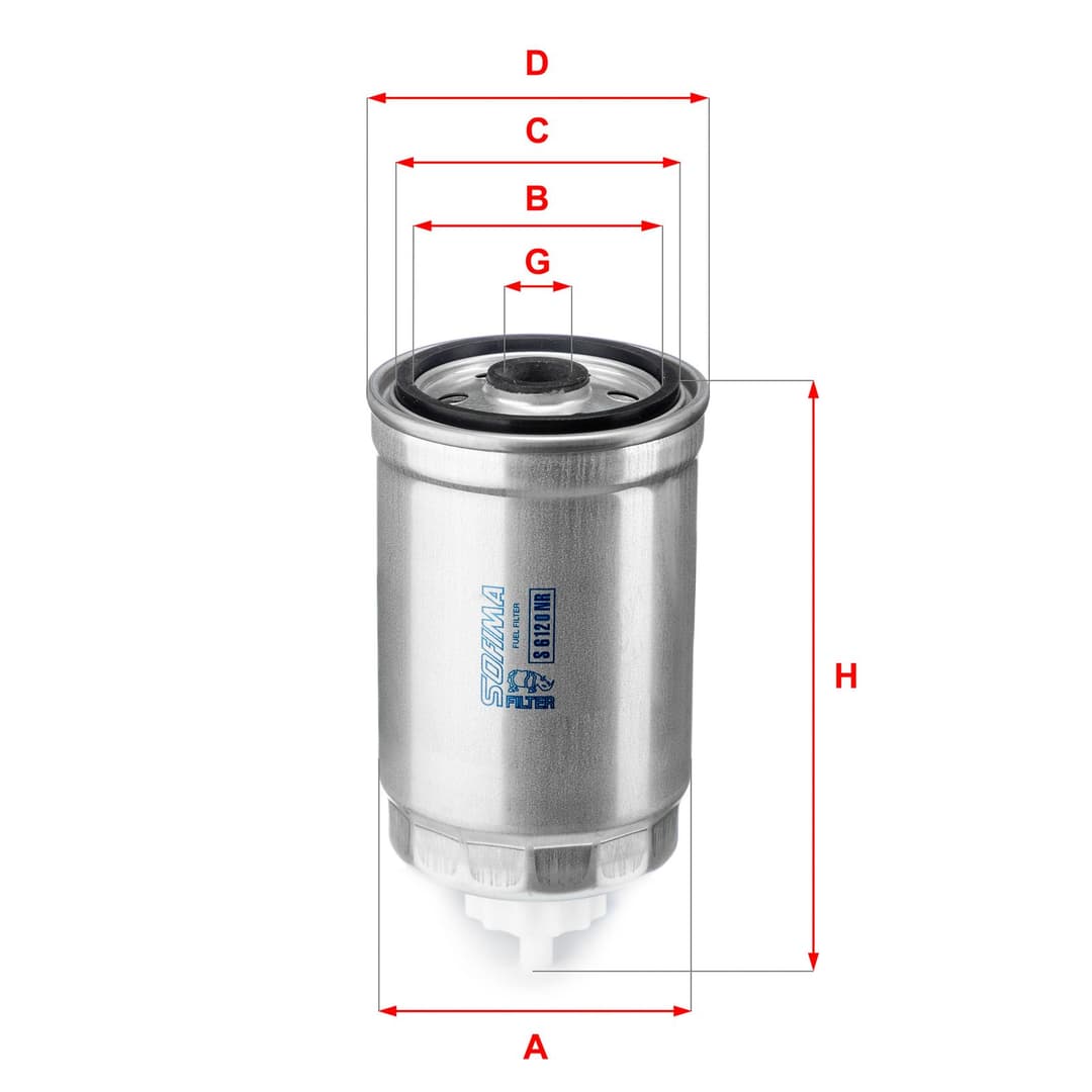 filtru combustibil SOFIMA S 6120 NR