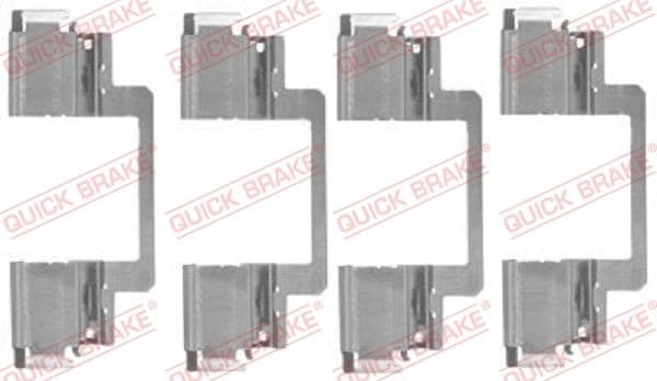 Set accesorii, placute frana QUICK BRAKE 109-1774