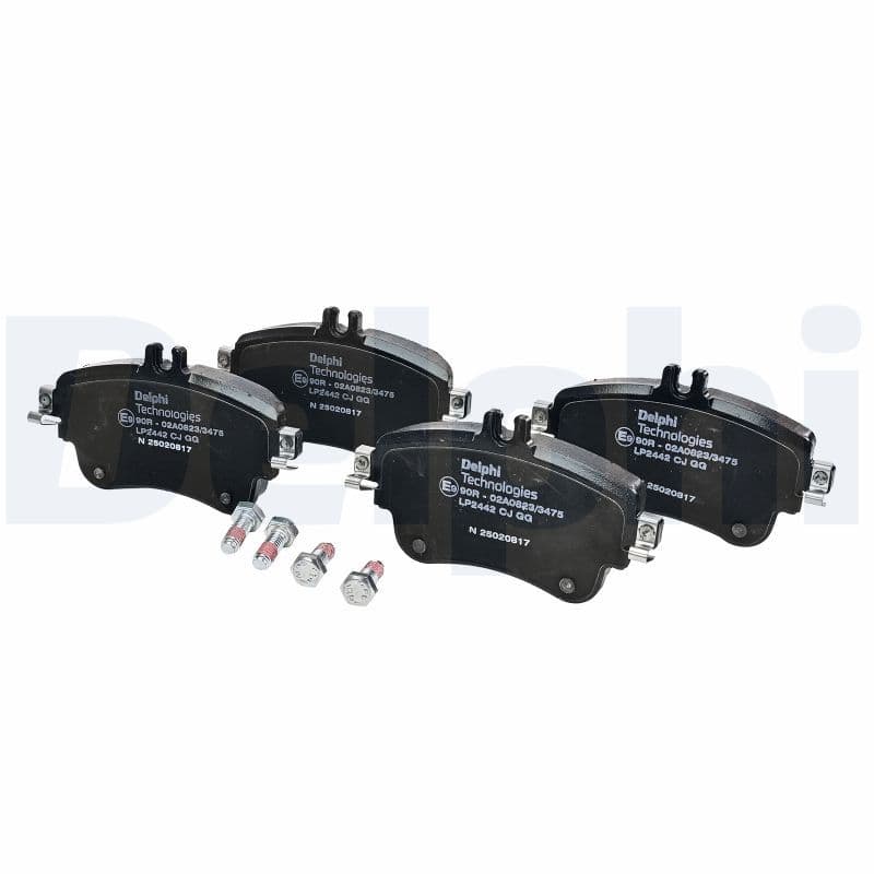 set placute frana,frana disc DELPHI LP2442