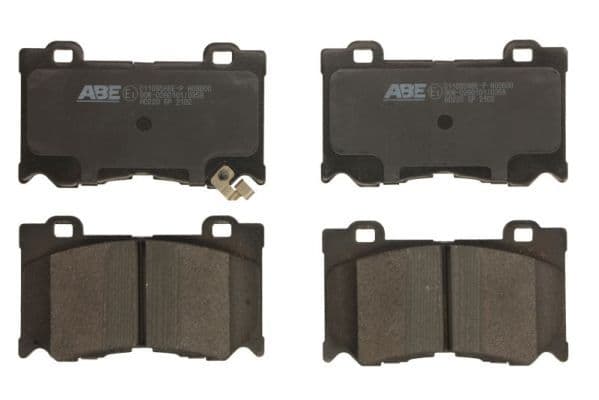 set placute frana,frana disc ABE C11095ABE-P