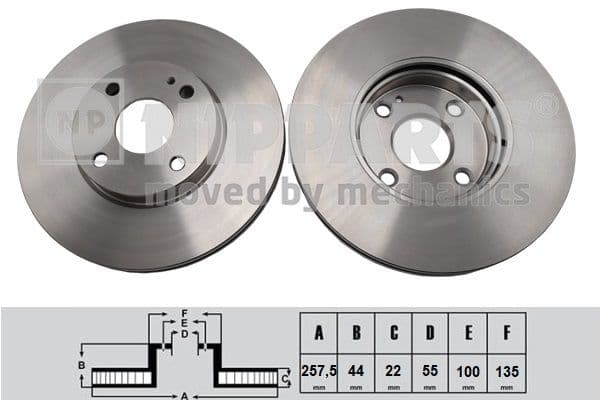Disc frana NIPPARTS N3303103