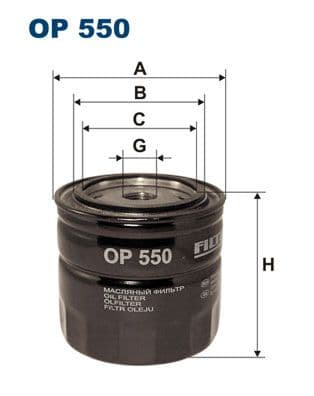 Filtru ulei FILTRON OP 550