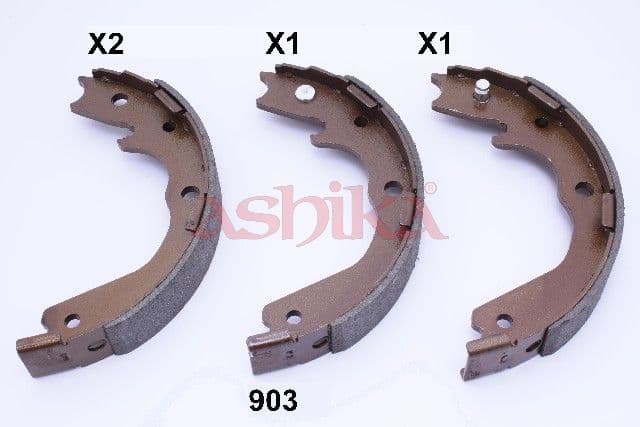 Set saboti frana ASHIKA 55-09-903