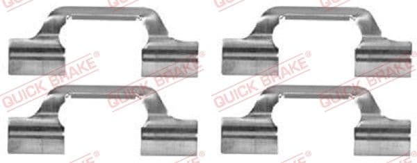 Set accesorii, placute frana QUICK BRAKE 109-1685