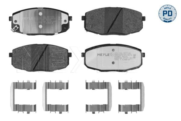 set placute frana,frana disc MEYLE -PD: Advanced performance and design. 025 239 6617/PD