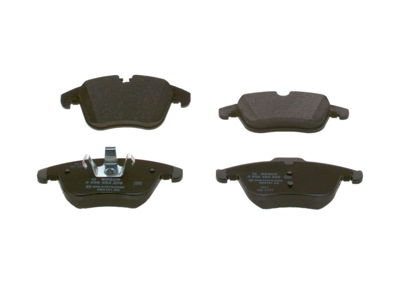 set placute frana,frana disc BOSCH 0 986 494 209