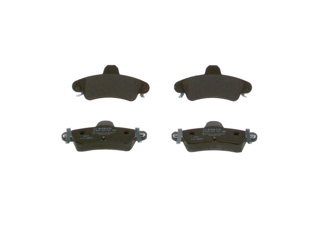 set placute frana,frana disc BOSCH 0 986 424 744