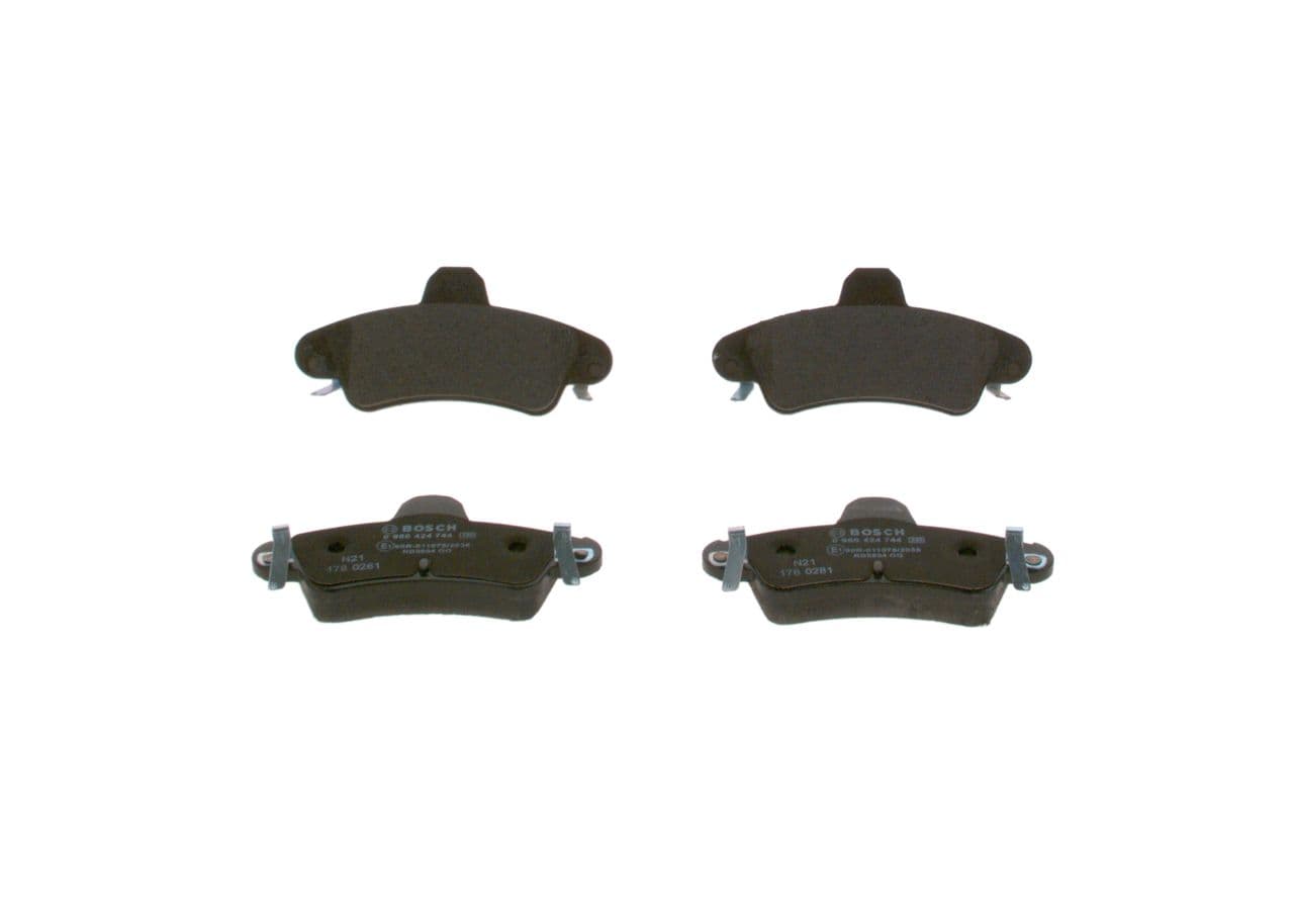 set placute frana,frana disc BOSCH 0 986 424 744
