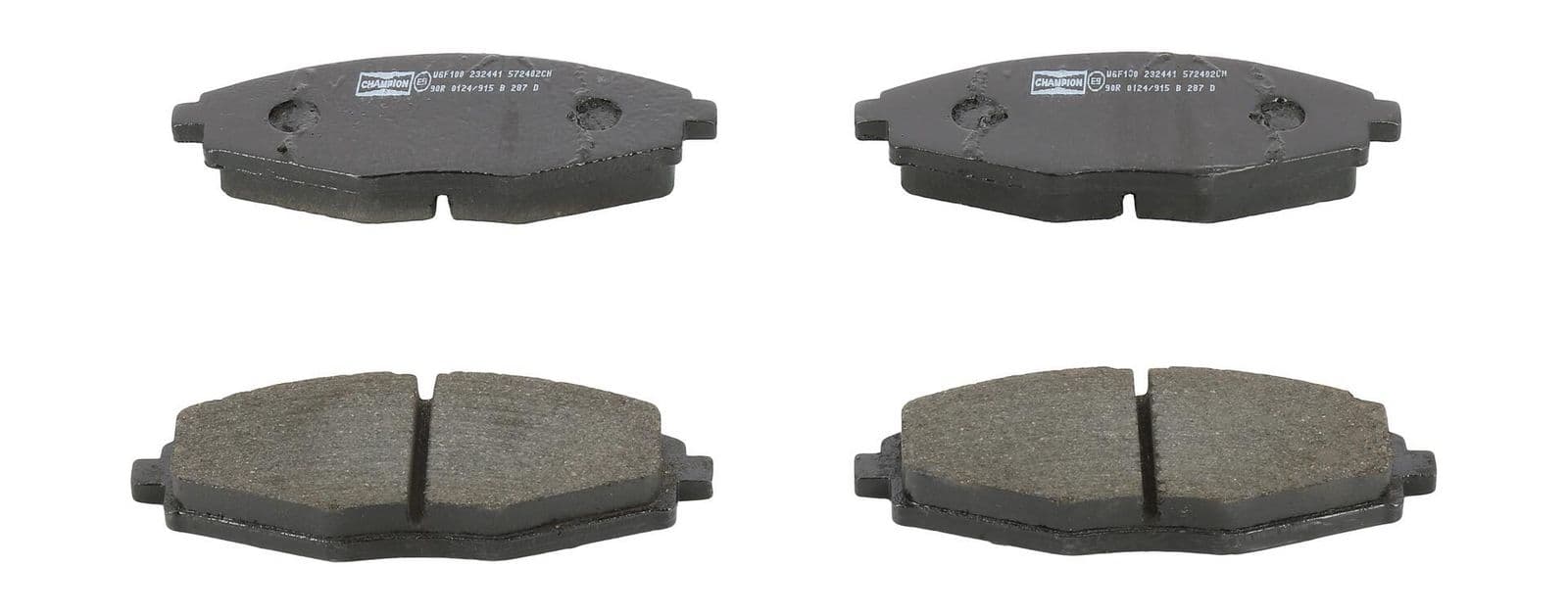 set placute frana,frana disc CHAMPION 572402CH
