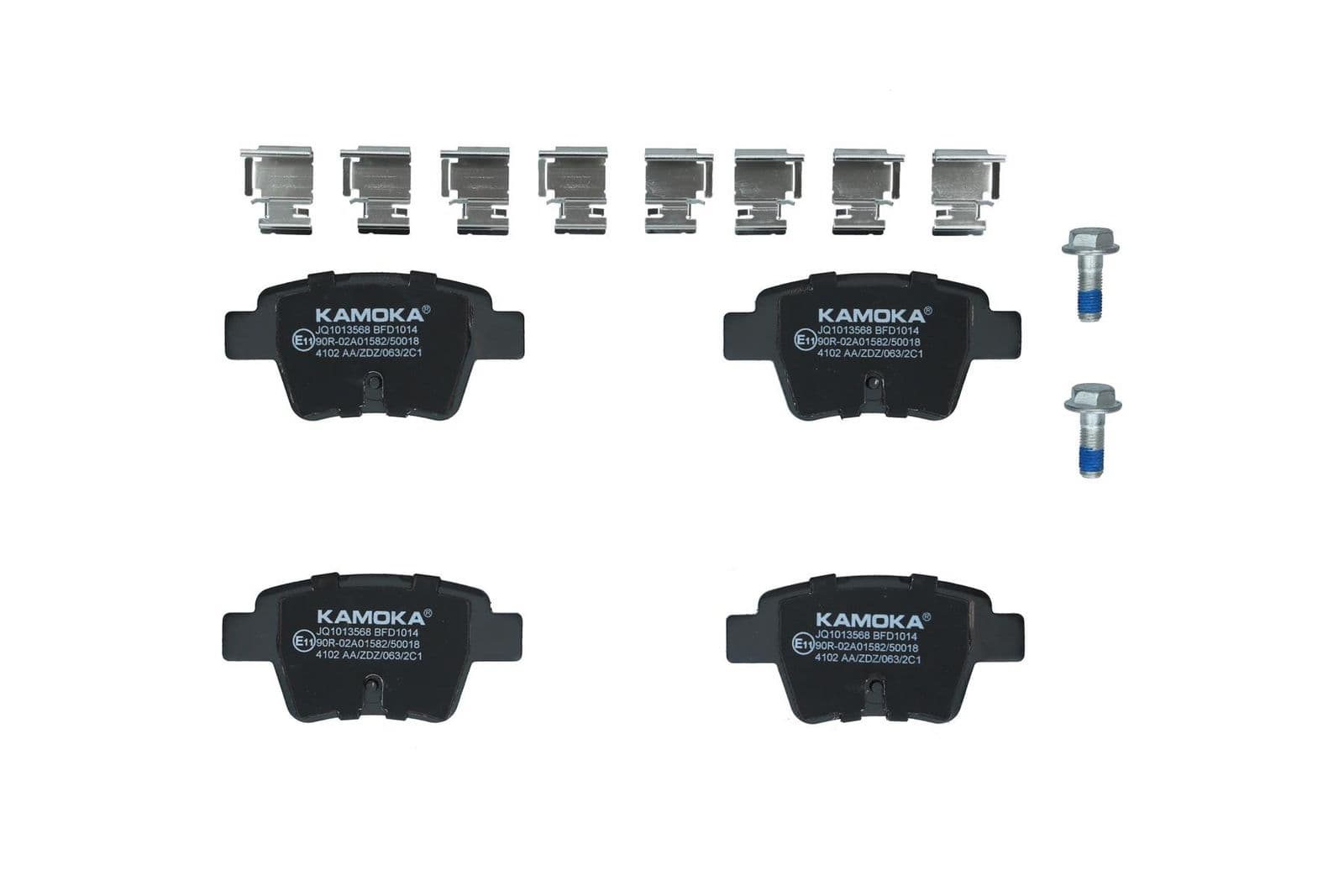 set placute frana,frana disc KAMOKA JQ1013568