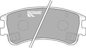 set placute frana,frana disc MOTAQUIP LVXL1064
