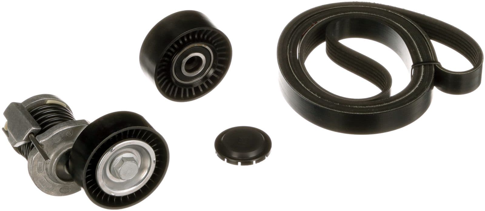 Set curea transmisie cu caneluri GATES Micro-V® UNIQUE FIT K016PK1580XS