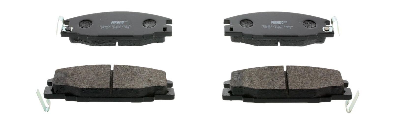set placute frana,frana disc FERODO PREMIER ECO FRICTION FDB678
