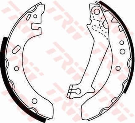 Set saboti frana TRW GS8607