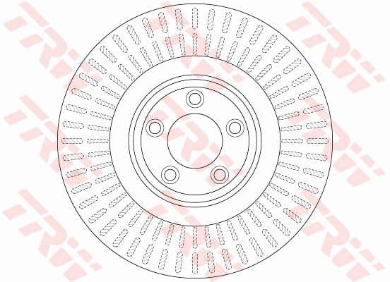 Disc frana TRW DF6146S