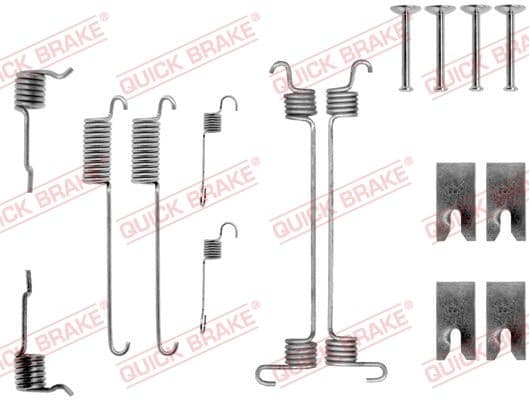 Set accesorii, sabot de frana QUICK BRAKE 105-0731