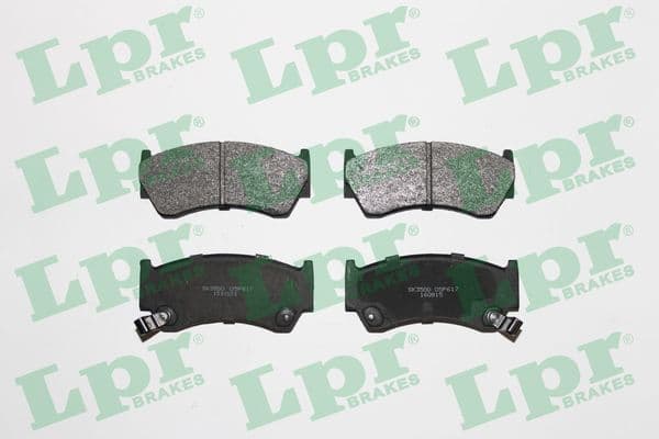set placute frana,frana disc LPR 05P617