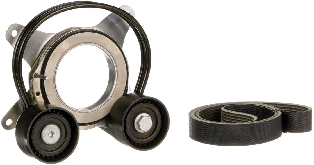 Set curea transmisie cu caneluri GATES Micro-V® E-START™ K017PK1190EST