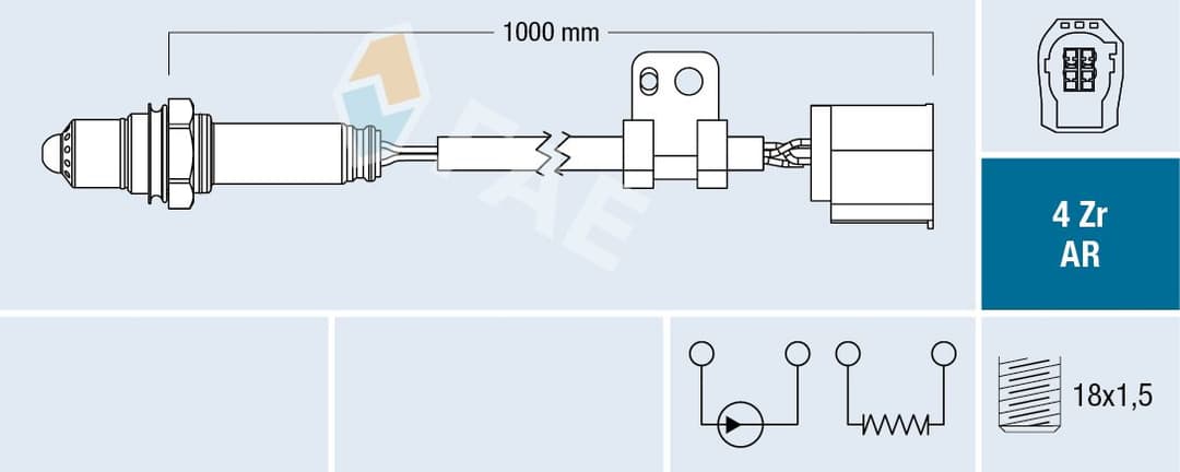 Sonda Lambda FAE 75612