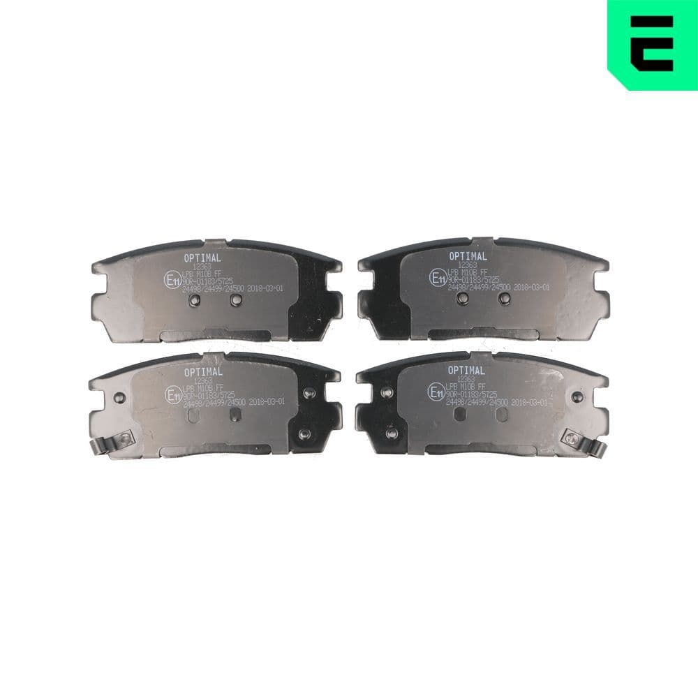 set placute frana,frana disc OPTIMAL BP-12363