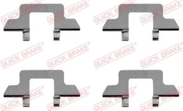 Set accesorii, placute frana QUICK BRAKE 109-1242