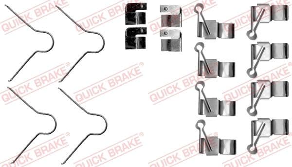 Set accesorii, placute frana QUICK BRAKE 109-1895