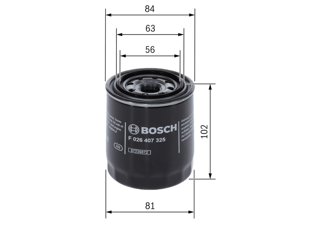 Filtru ulei BOSCH F 026 407 325