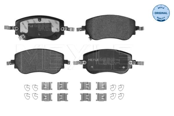 set placute frana,frana disc MEYLE -ORIGINAL: True to OE. 025 264 5119