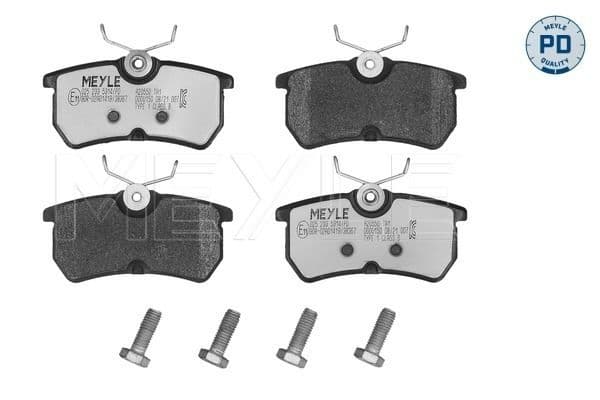 set placute frana,frana disc MEYLE -PD: Advanced performance and design. 025 233 5314/PD