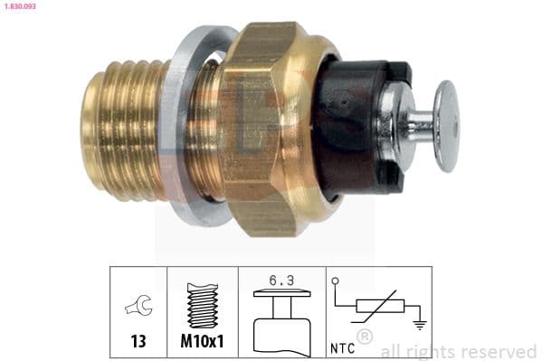senzor,temperatura ulei EPS Made in Italy - OE Equivalent 1.830.093